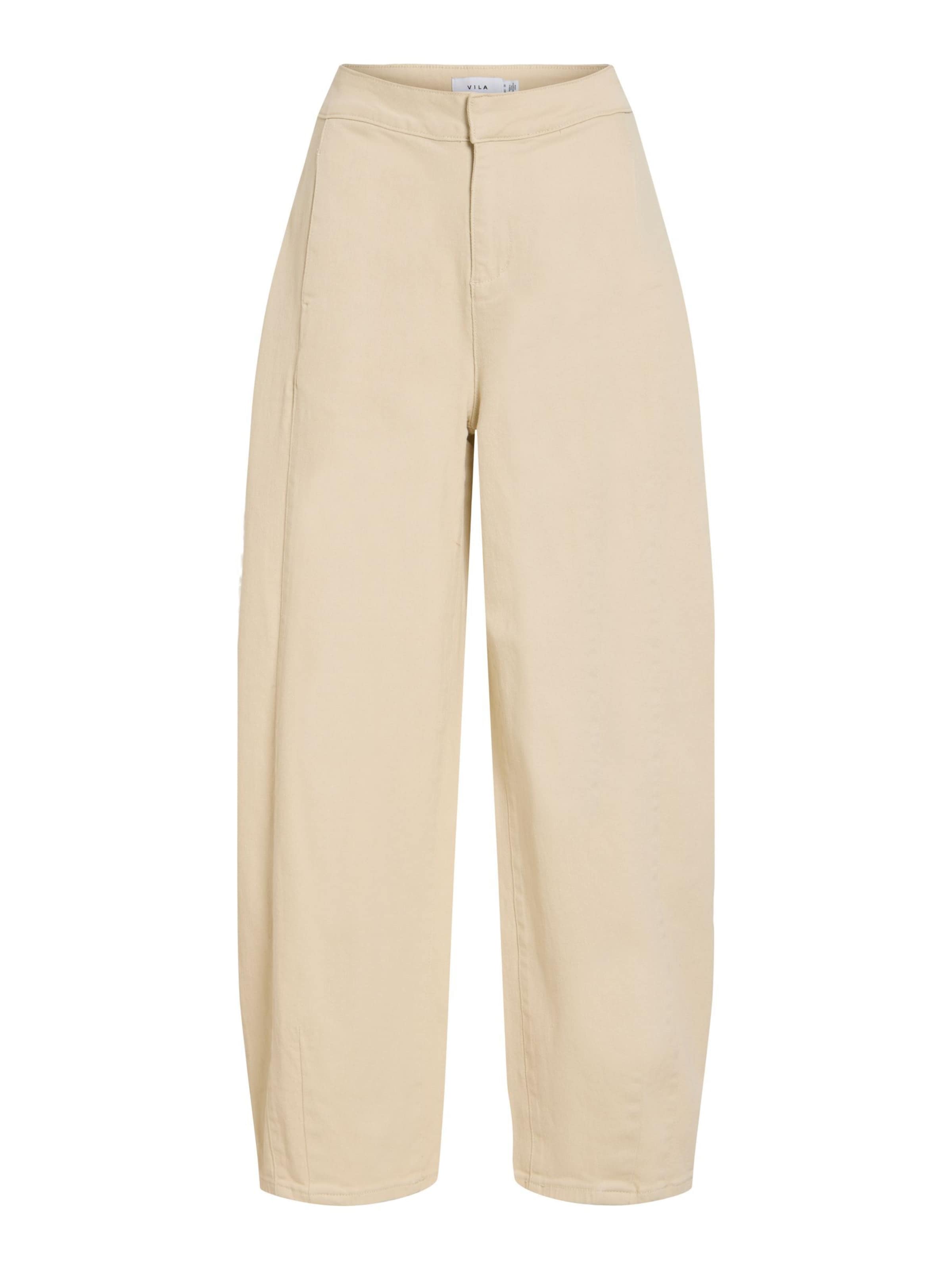 VILA Barrel Jeans 'VIChia' in Beige: Vorderseite