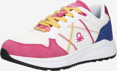 Sneaker low Benetton Footwear pe albastru închis / roz închis / alb, Vizualizare produs