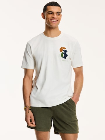 T-Shirt Shiwi en blanc : devant