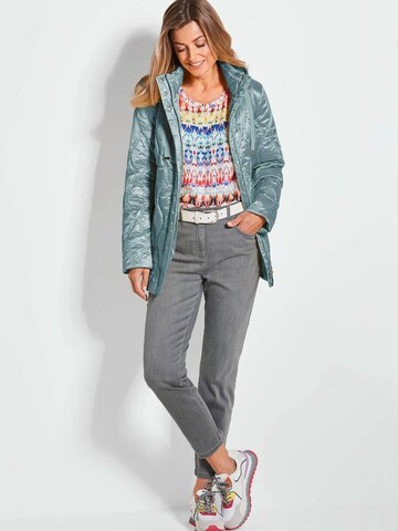 Goldner Jacke in Grün