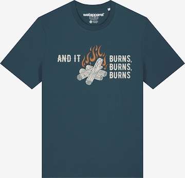T-Shirt 'And It Burns' Watapparel en vert : devant