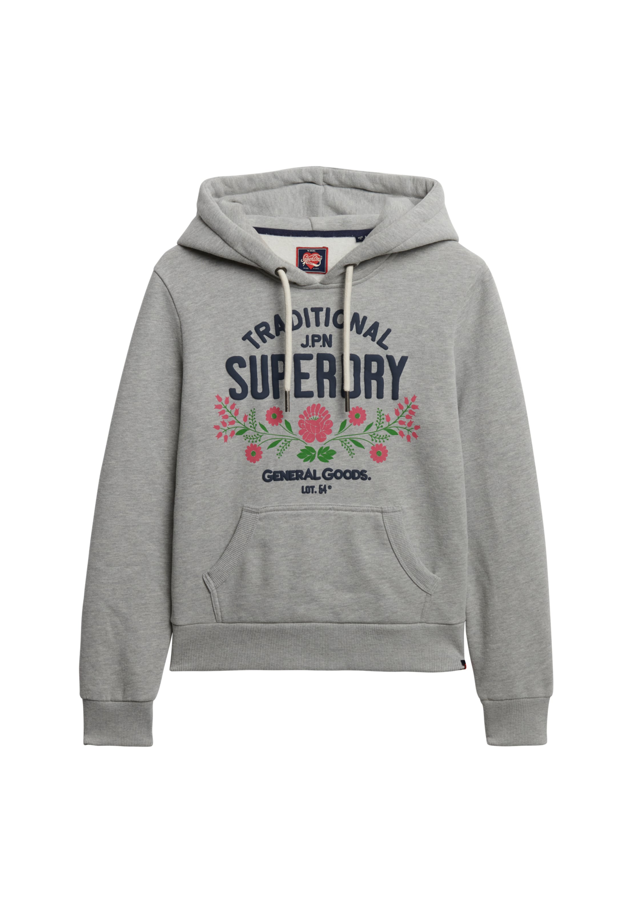Superdry Sweatshirt 'Lot 54' in navy / graumeliert / grün / hellpink, Produktansicht