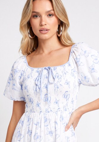 faina Dress in White