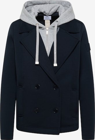 CECIL Between-Season Jacket in Blue: front
