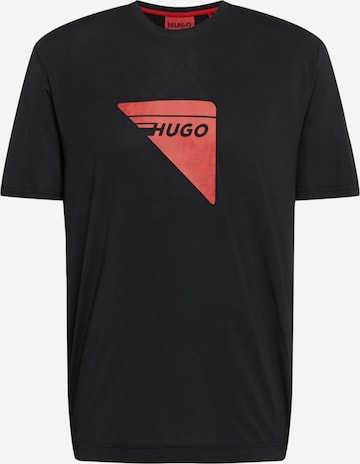 HUGO Shirt 'Dagile' in Zwart: voorkant