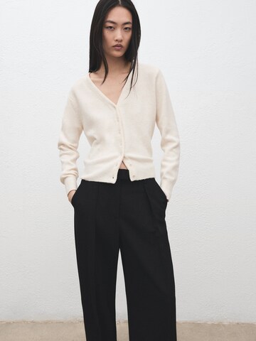 MANGO Pletena jopa 'SIMONE' | bež barva: sprednja stran