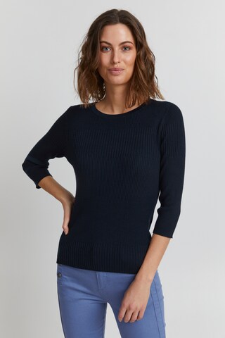 Fransa Sweater in Blue: front