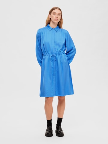 SELECTED FEMME Shirt dress 'Thea' in Blue