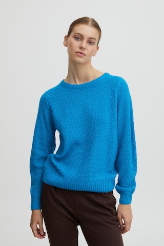 ICHI Sweater 'ODANSA' in Blue: front