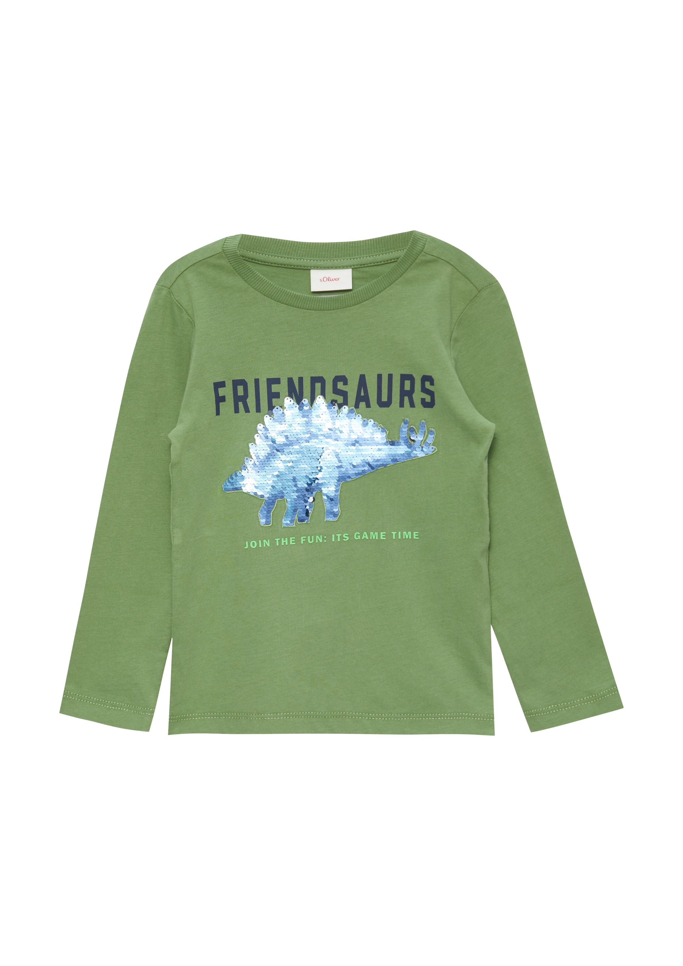 T-Shirt s.Oliver en vert : devant