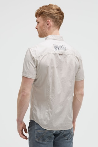 CAMP DAVID Regular Fit Hemd in Weiß