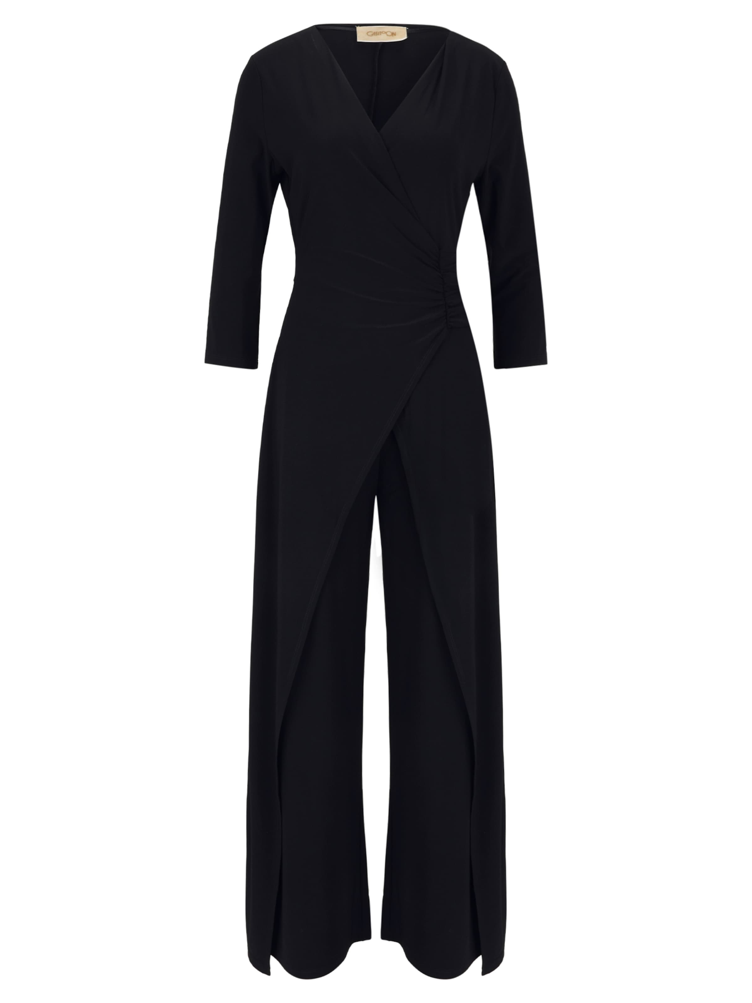 Tuta jumpsuit di Cartoon in nero: frontale