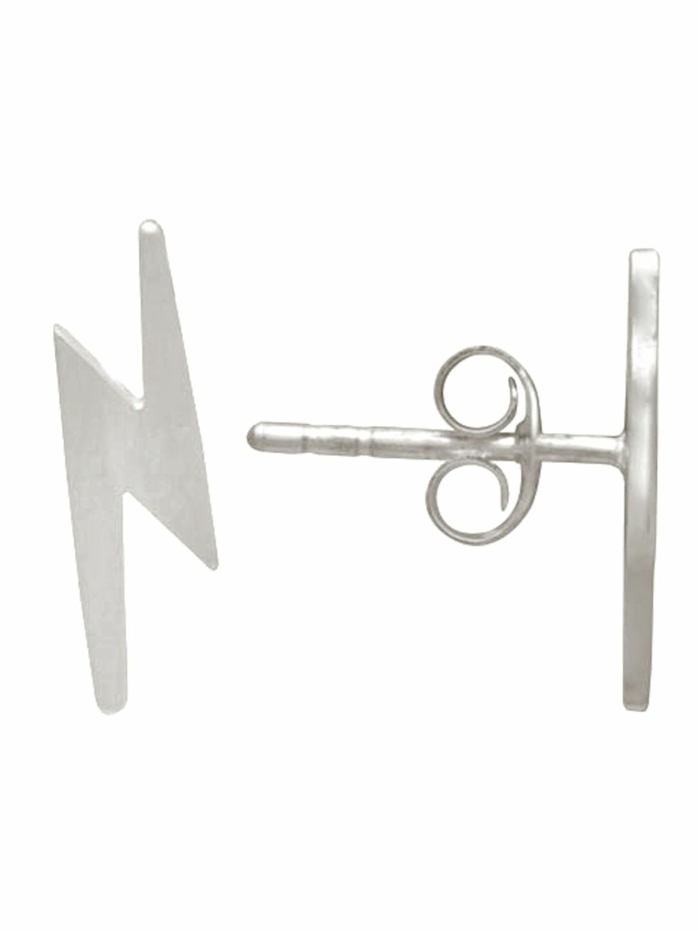 Gemshine Earrings 'Blitzschlag' in Silver