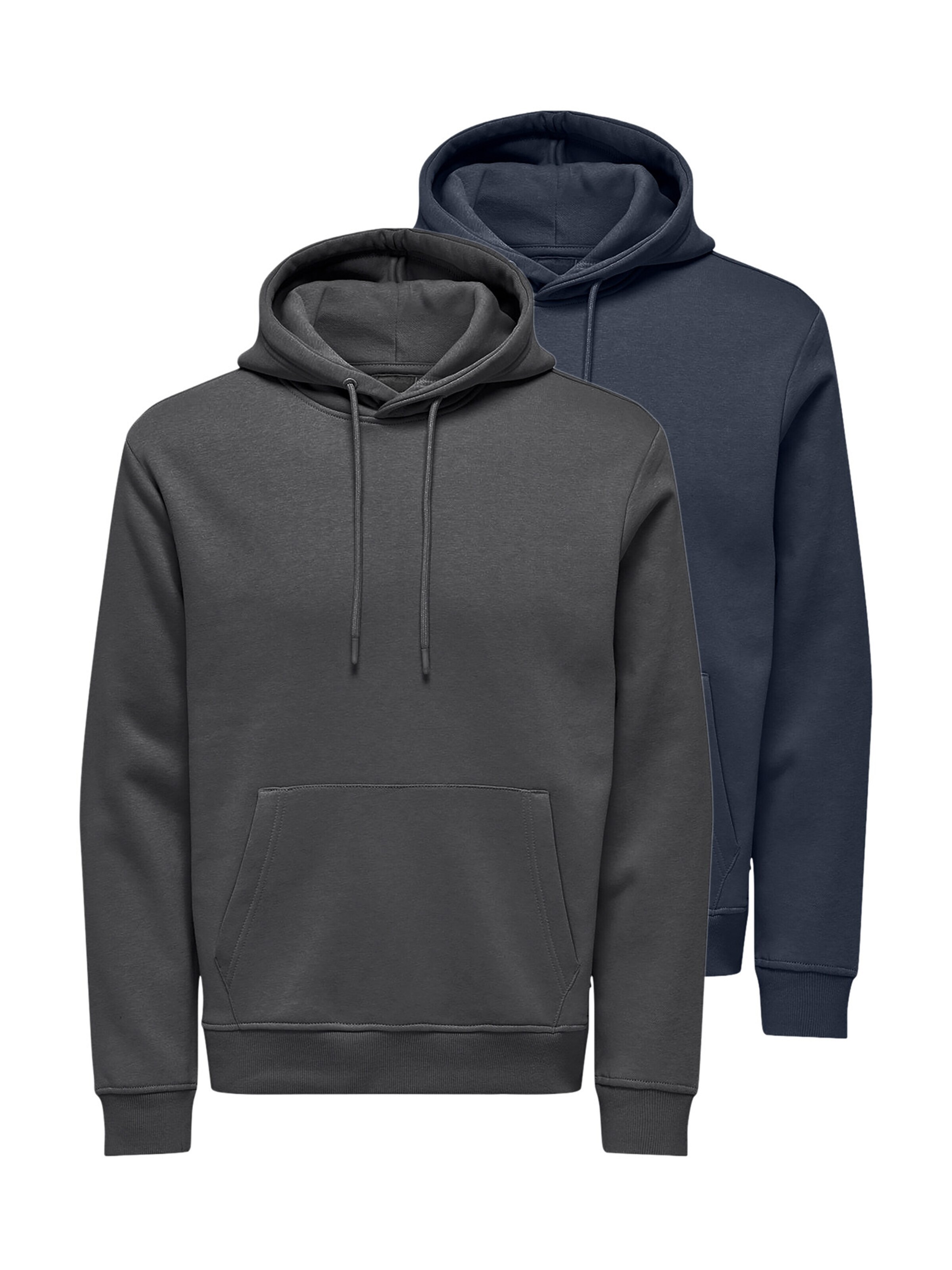Only & Sons Sweatshirt 'Connor' in Blue: front