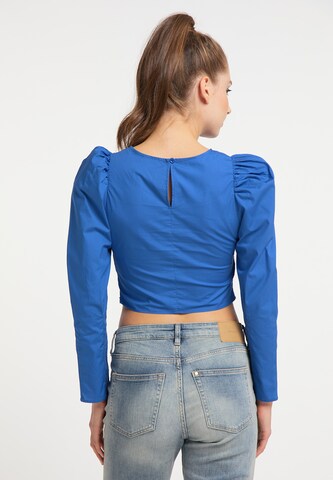 MYMO Blusenshirt in Blau