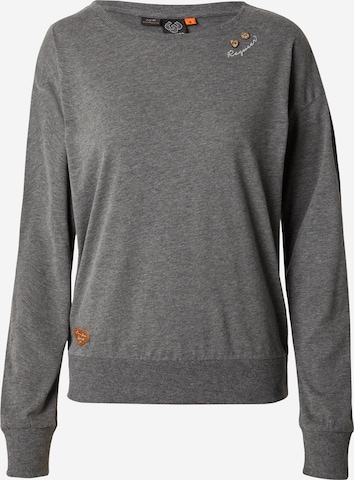 RagwearSweater majica 'NEREA' - siva boja: prednji dio
