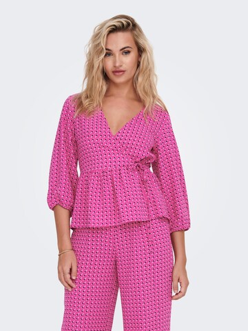 ONLY Blouse 'NAOMI' in Roze: voorkant