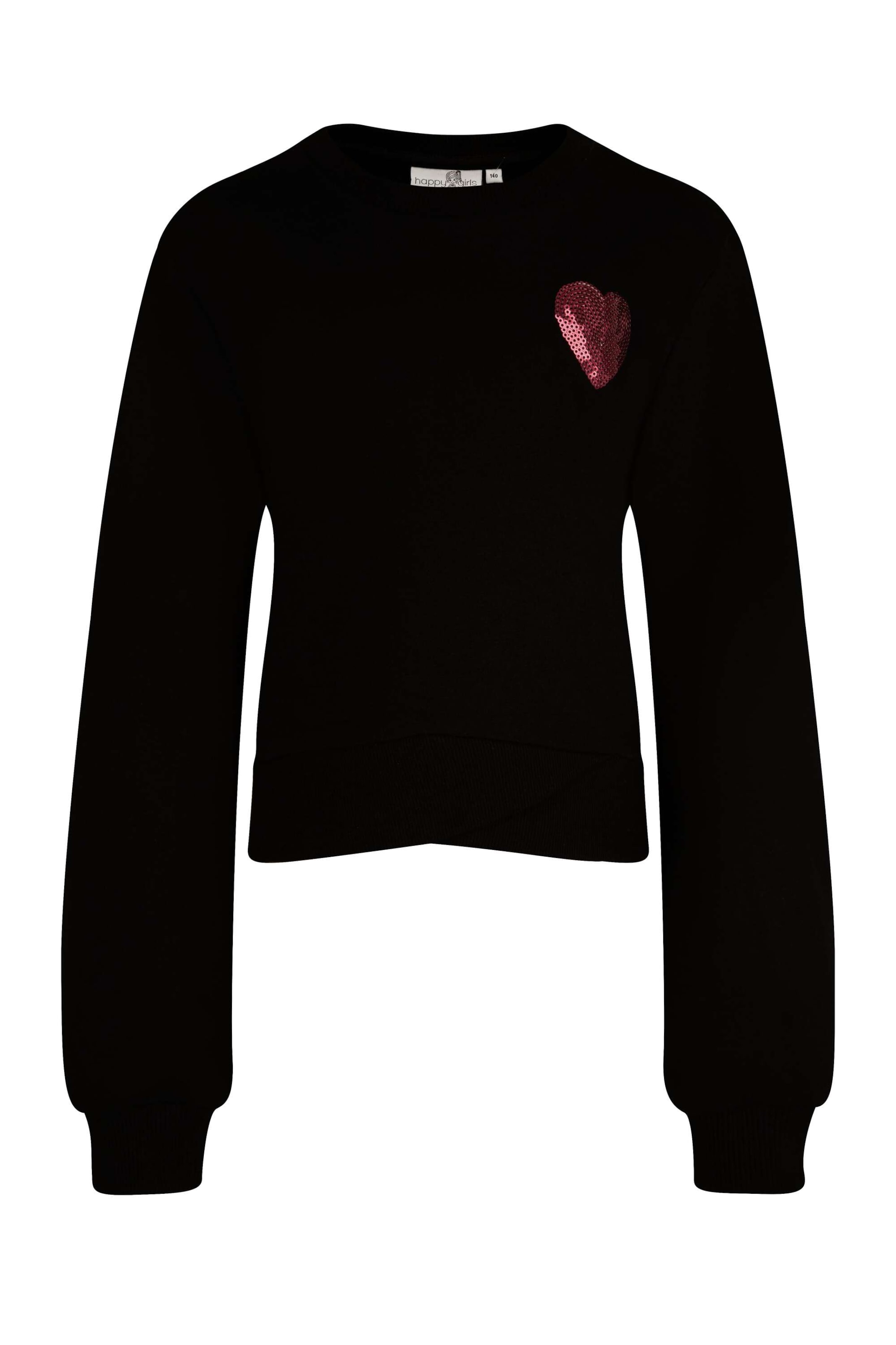 Pullover di happy girls in nero: frontale