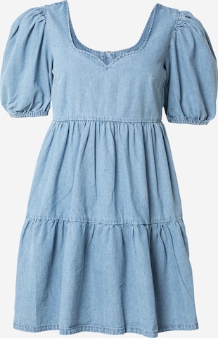 Robe Missguided en bleu : devant