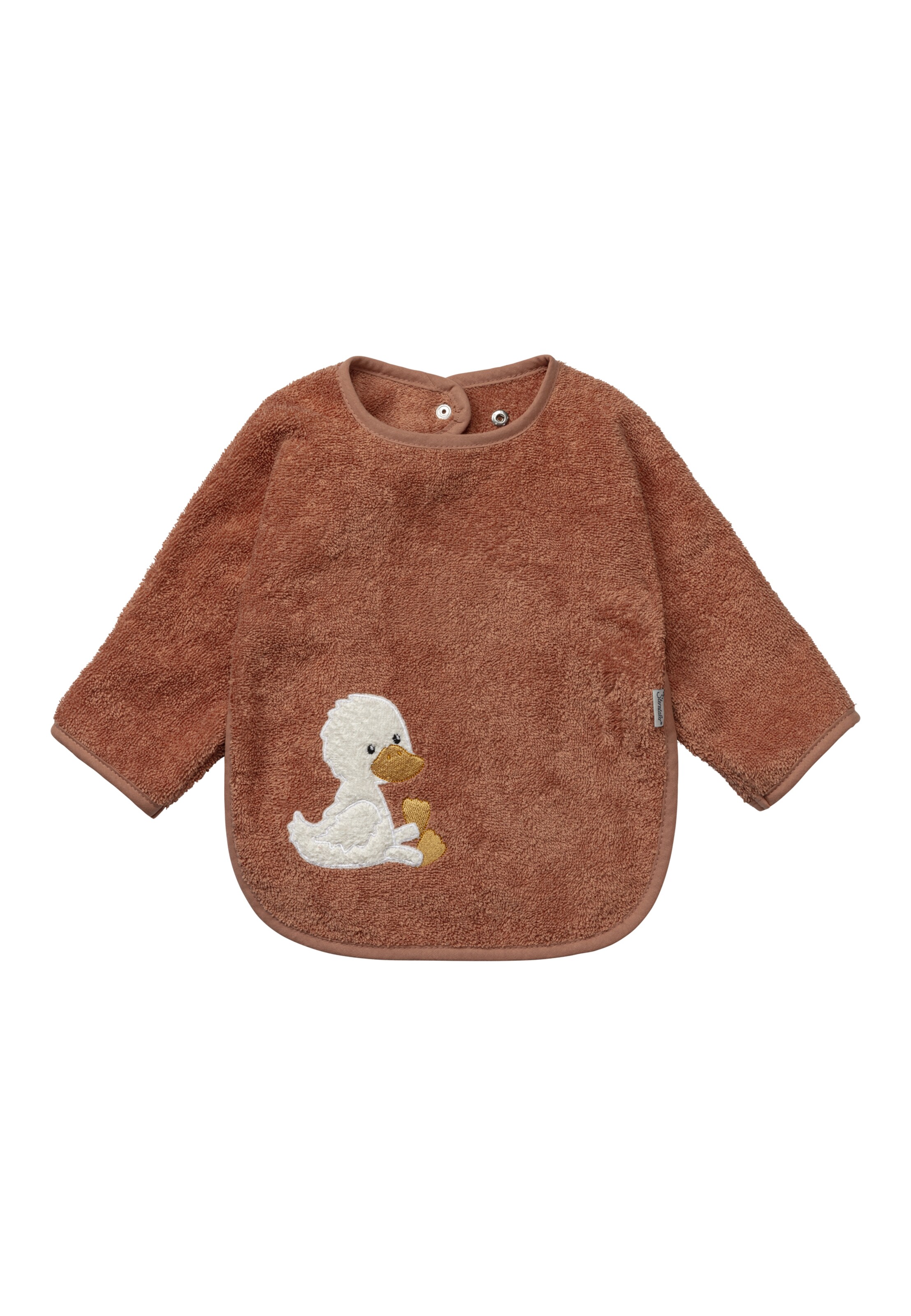 STERNTALER Bib 'Edda' in Brown: front