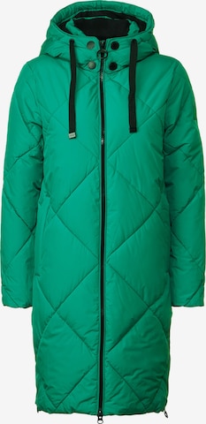 CECIL Winter Coat in Green: front