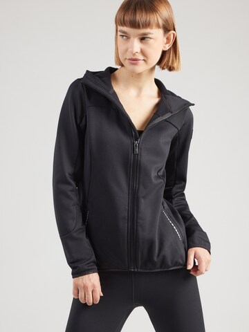 KILLTEC Athletic Fleece Jacket in Black: front