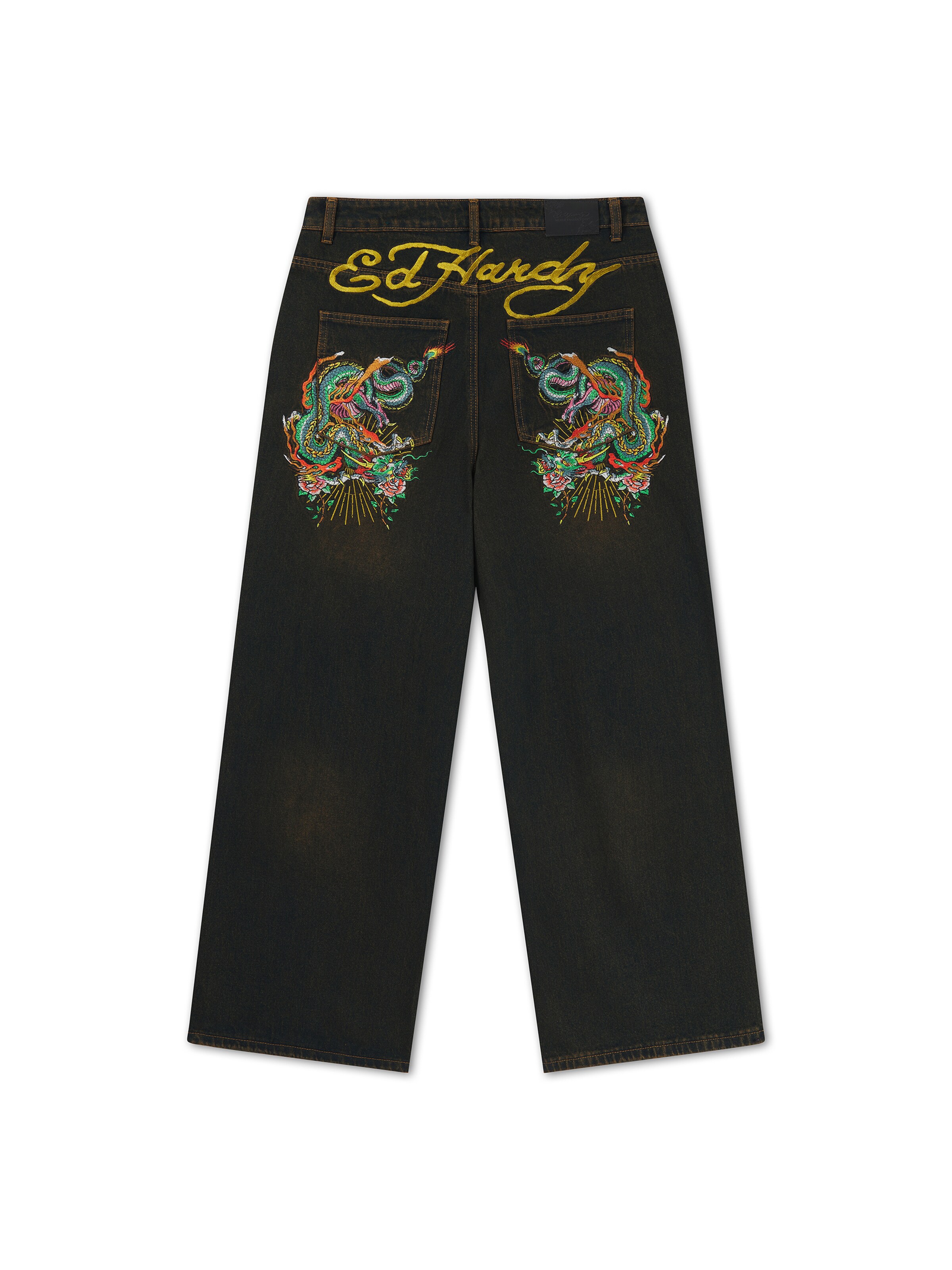 Ed Hardy Loosefit Džíny – černá