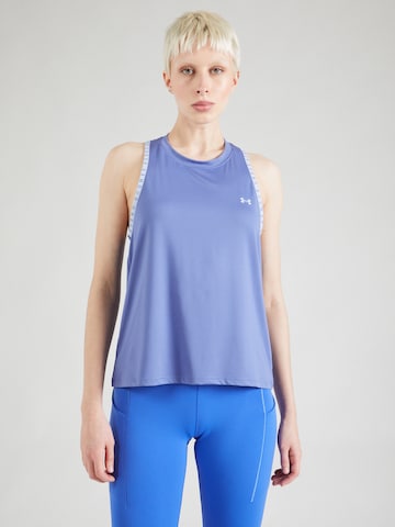 UNDER ARMOUR Sporttop 'Knockout Novelty' in Lila: voorkant