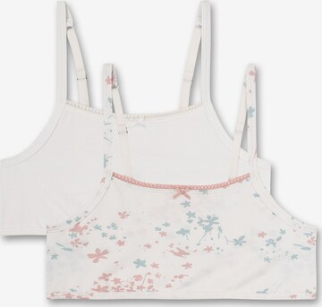 SANETTA Bralette Bra in White: front