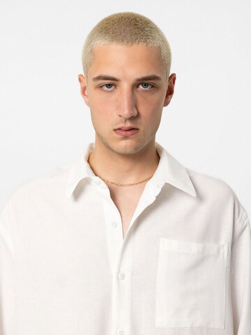 Comfort fit Camicia 'Bouvardia' di VAMOS CLO in bianco