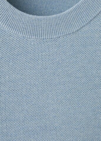 MANGO MAN Sweater 'Ten' in Blue