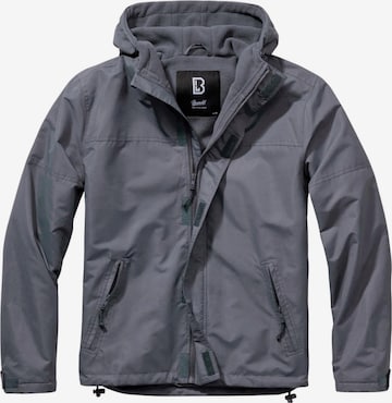 Brandit Between-Season Jacket in Grey: front