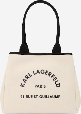 Karl Lagerfeld Ostoskassi värissä valkoinen: etupuoli