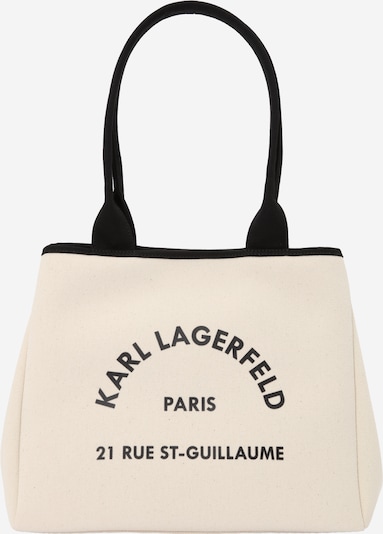 Pirkinių krepšys iš Karl Lagerfeld, spalva – juoda / balta, Prekių apžvalga