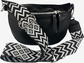 Kumixi Gürteltasche in Schwarz: Vorderseite