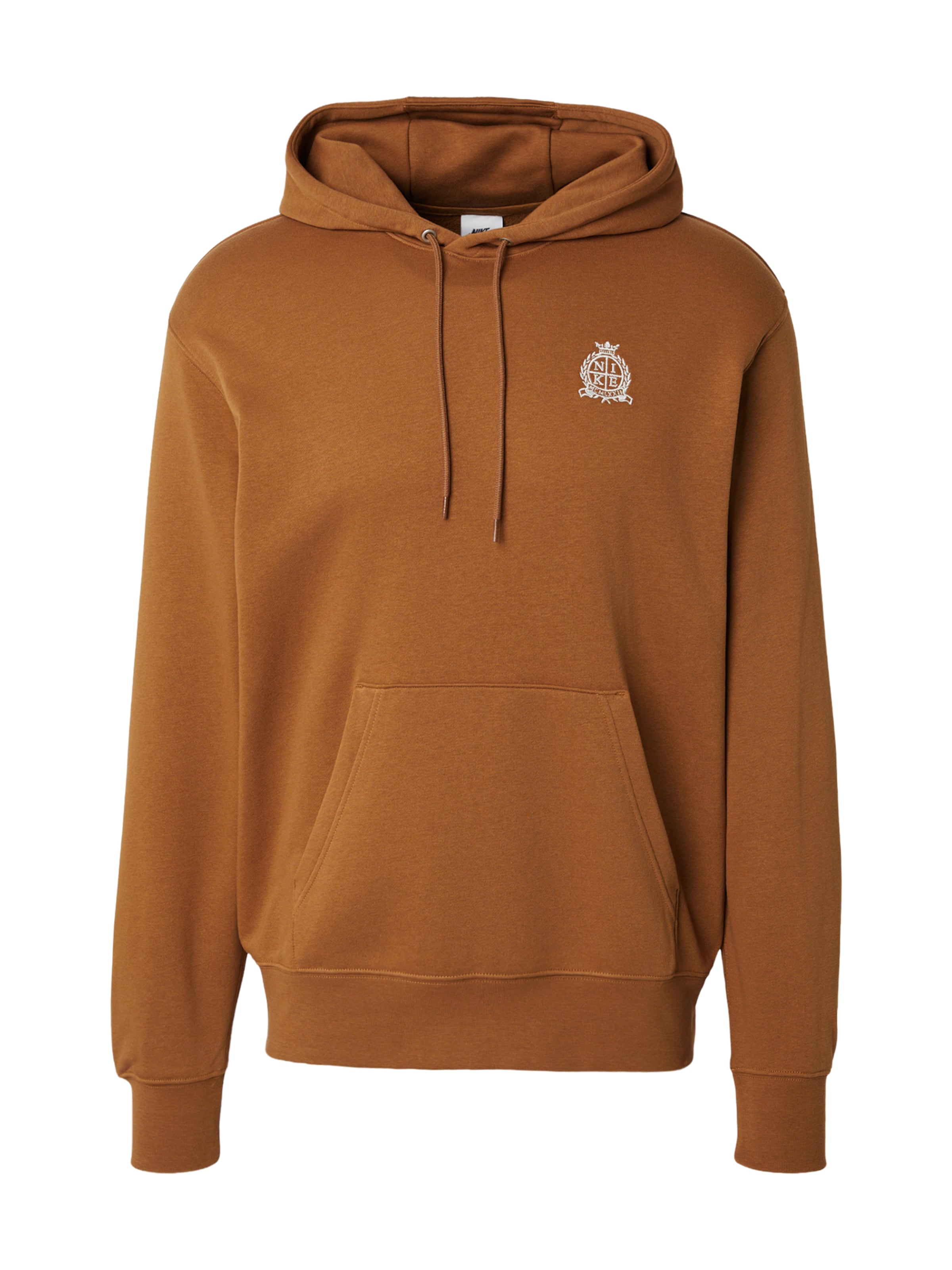 Nike Sportswear Sweatshirt 'Club' in Braun: Vorderseite