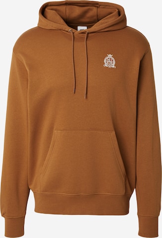 Nike Sportswear Collegepaita 'Club' värissä ruskea: etupuoli