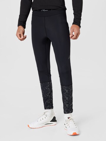 Rukka Skinny Workout Pants 'MUSTIS' in Black: front