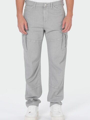 M.O.D MIRACLE OF DENIM Tapered Cargobukser i grå