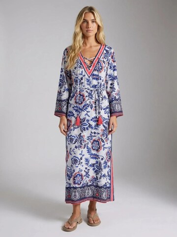 Miss June - Vestido 'Robe Longue Viviana' em branco: frente
