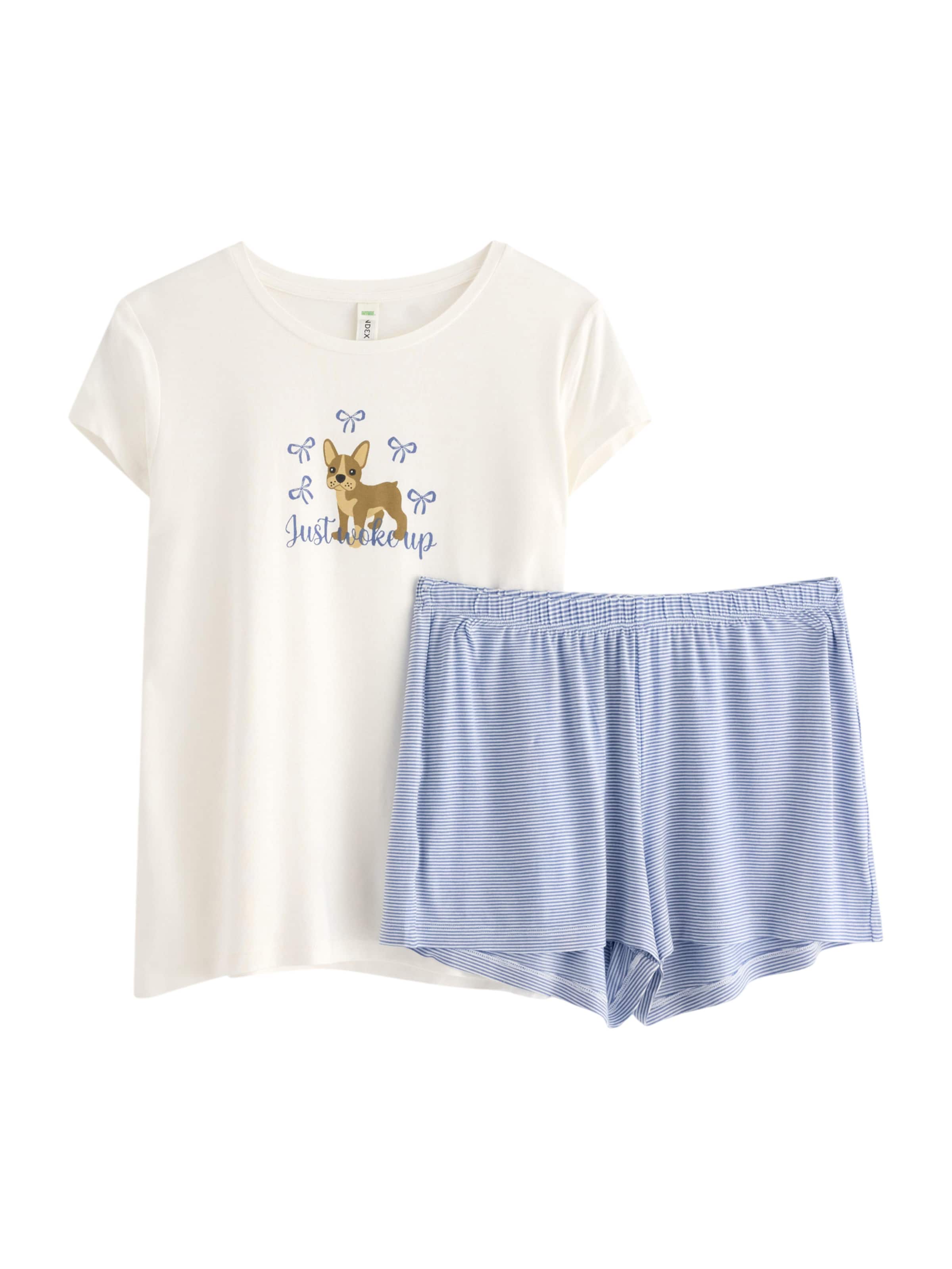 Lindex - Pijama em branco: frente