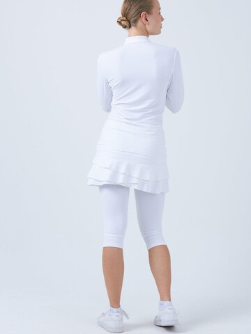SPORTKIND Funktionsshirt 'Poloshirt Langarm'‌‌‌‌‌‌ in Weiß