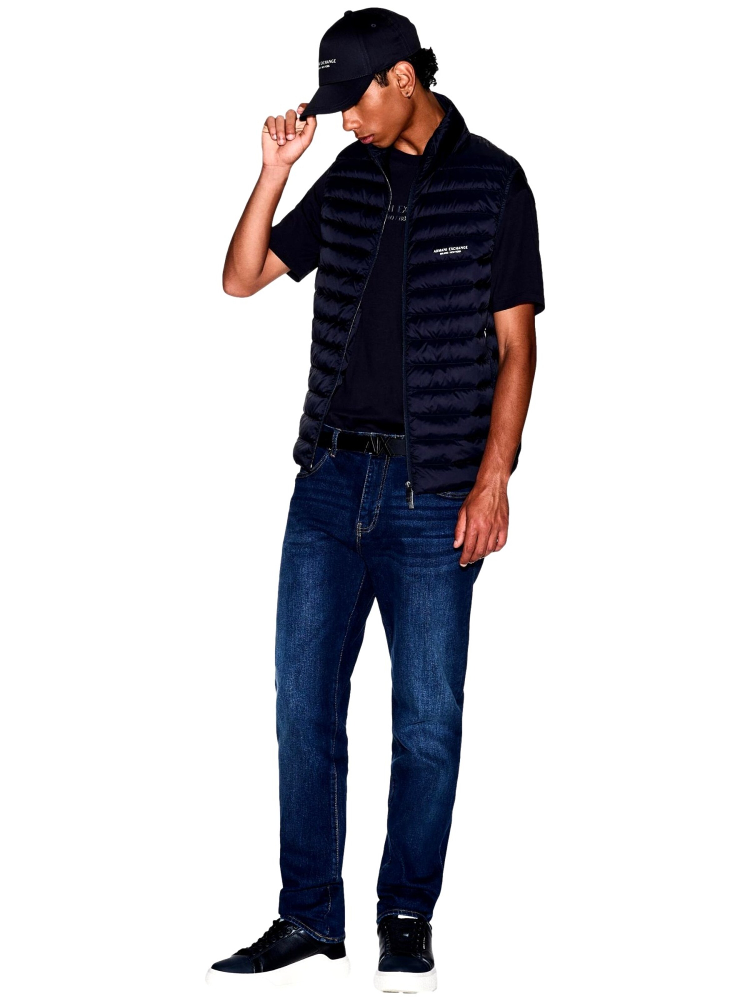 ARMANI EXCHANGE Vest in Blue