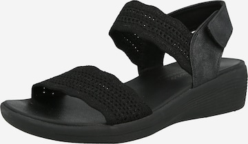 SKECHERS Сандали 'ARYA' в черно: отпред