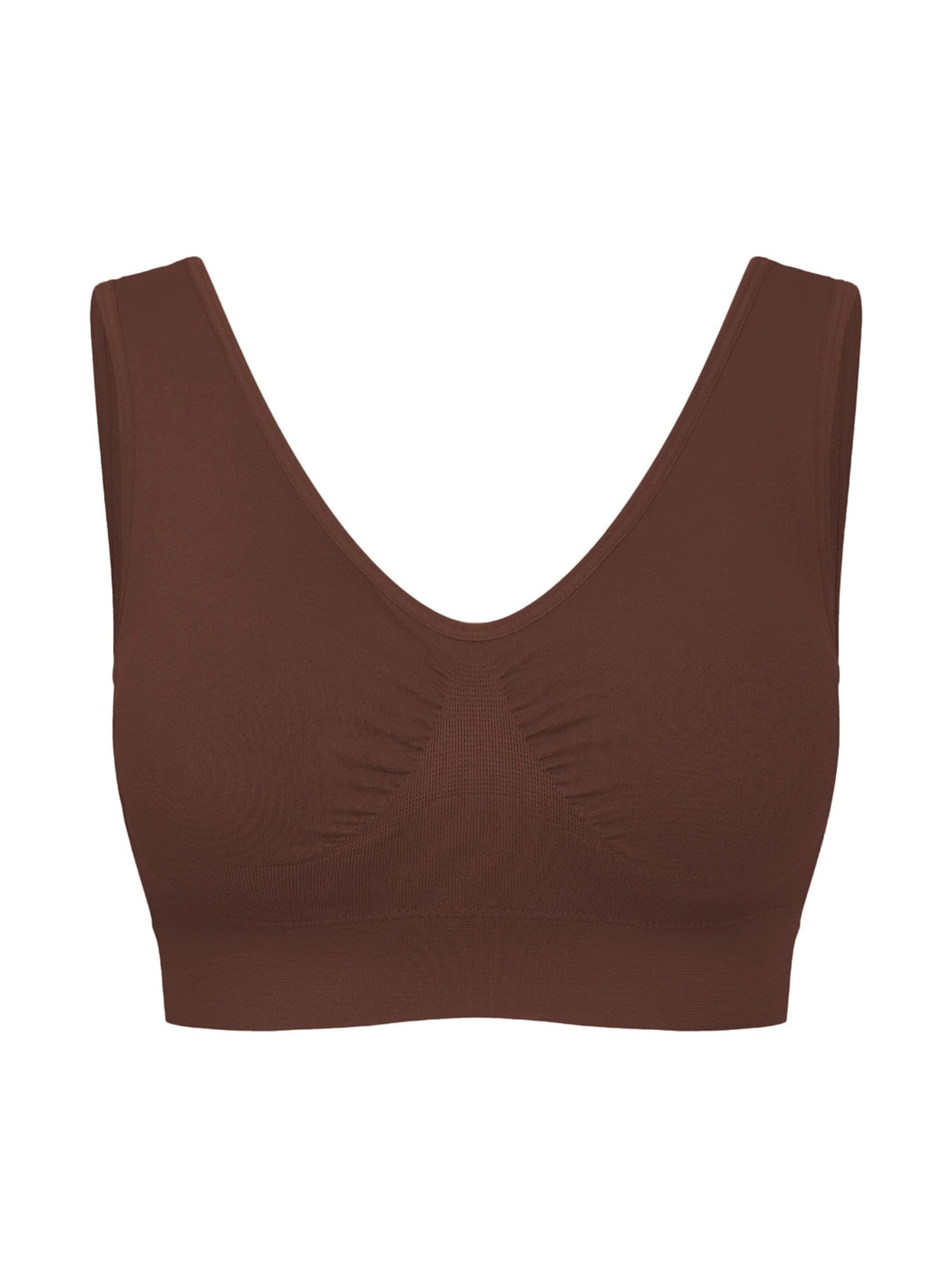Bustier Soutien-gorge 'Comfy Bra' cfab en marron : devant