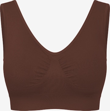 cfab BH 'Comfy Bra' in Bruin: voorkant