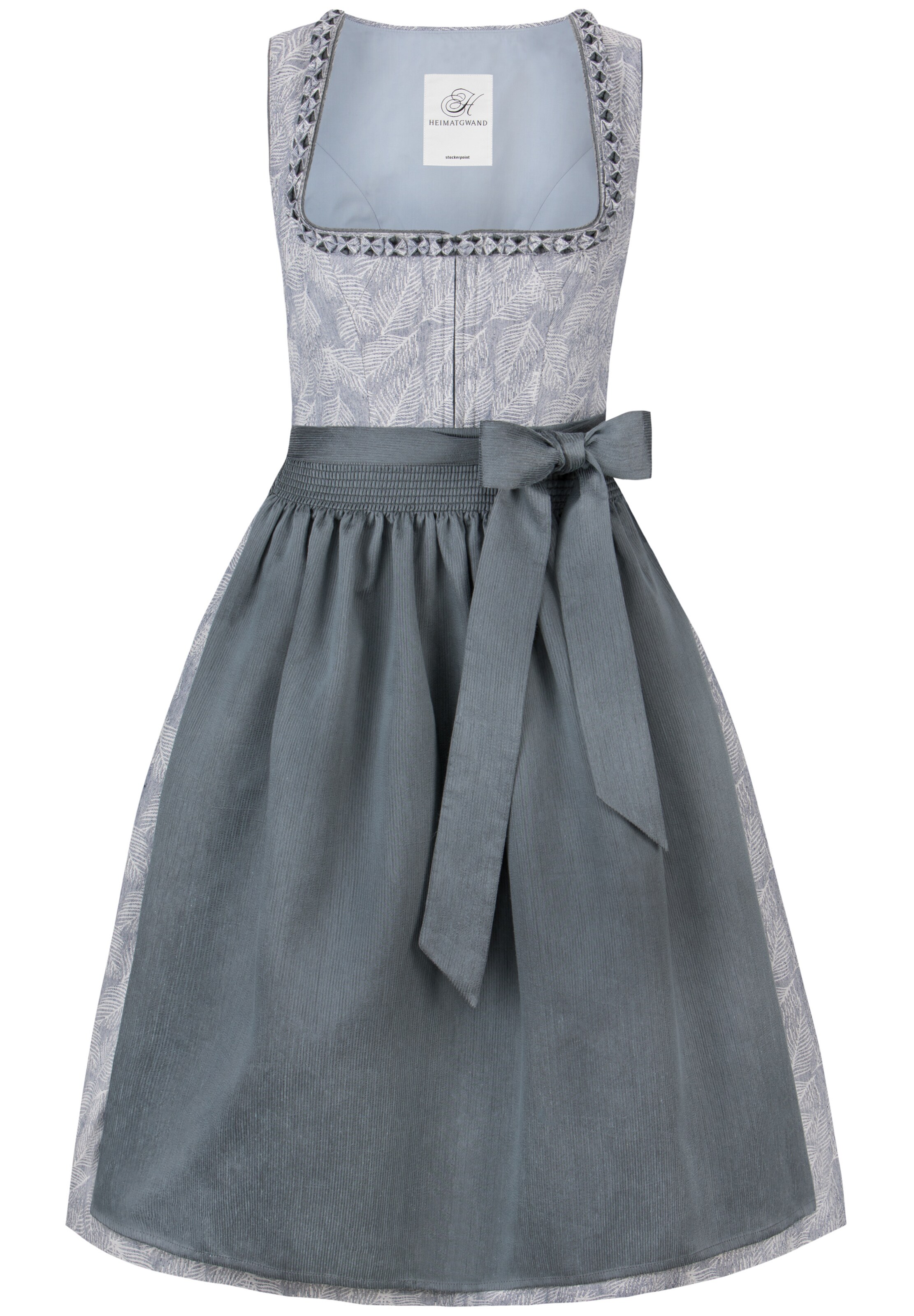 STOCKERPOINT Dirndl in Blauw: voorkant