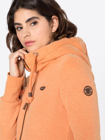 Ragwear Zip-Up Hoodie 'Neska' in Orange