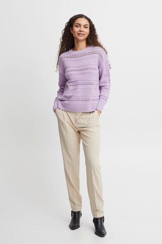 b.young Strickpullover in Lila