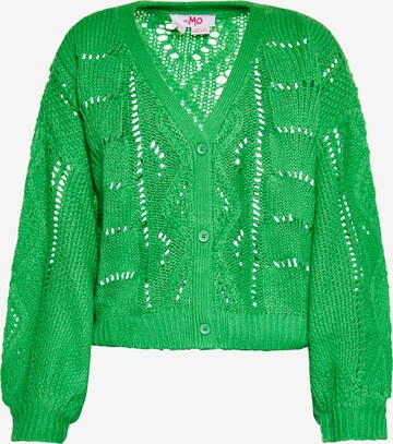 MYMO Knit Cardigan in Green: front